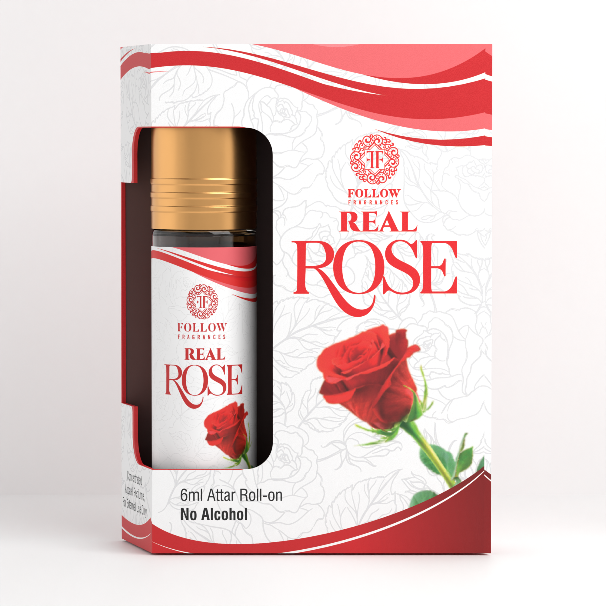 Attar 6ml Real Rose